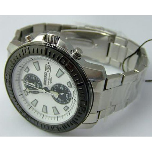 Seiko Marine Sports SNN201P1 Quartz Chrono White Dial | Jam Pria SNN201