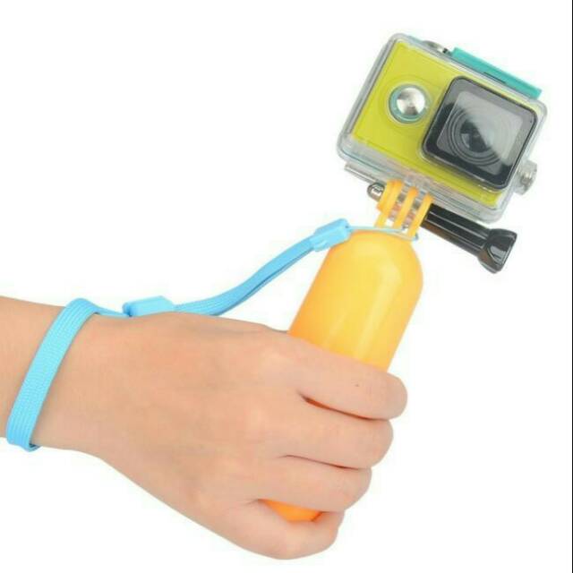 Pelampung tongsis kamera action sport go pro xiaomi brica sjcam sonny dan semua kamera action