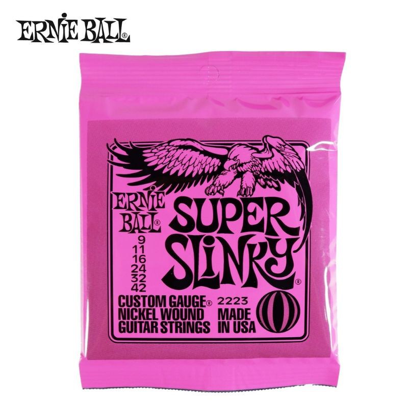 SENAR GITAR ELEKTRIK 009 ERNIE BALL SUPER SLINKY NICKEL WOUND