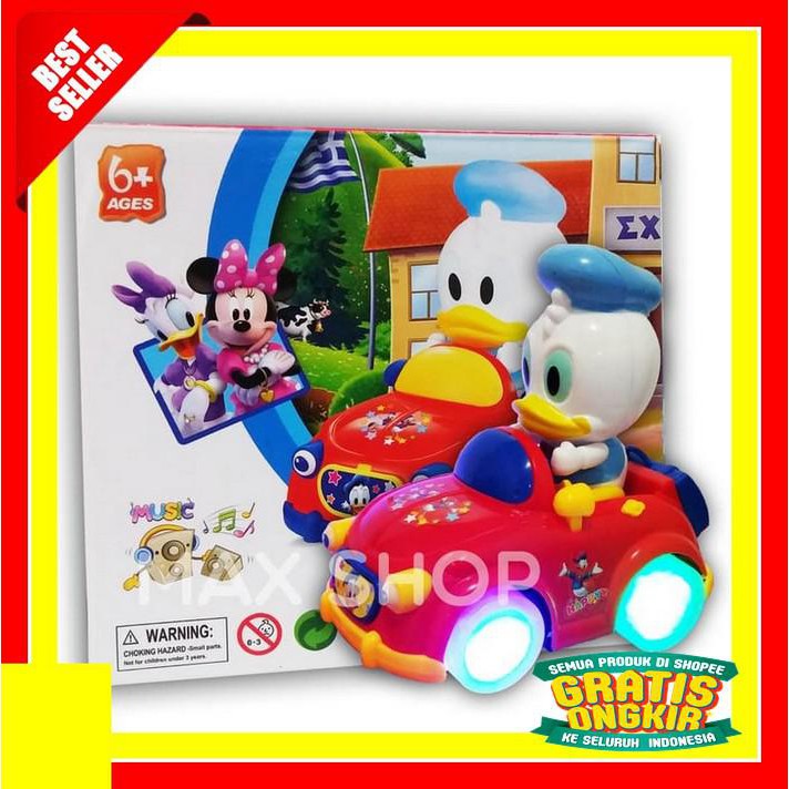 DONALD DUCK CAR TOY / MOBIL-MOBILAN / KENDARAAN BEBEK / MOBIL MAINAN DISKON