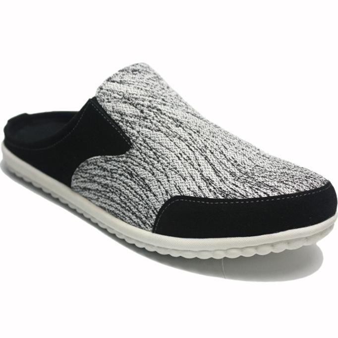 PROMO Dr. Kevin Sandal Selop Pria Mens Bustong Sandals 871-042 - Hitam