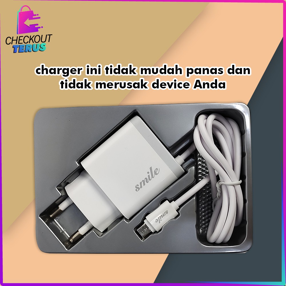 CT C466 Charger Travel Adapter 2 Port USB Colokan USB Pengisi Daya Cepat Dual USB Pengisi Daya Fast Charger Travel