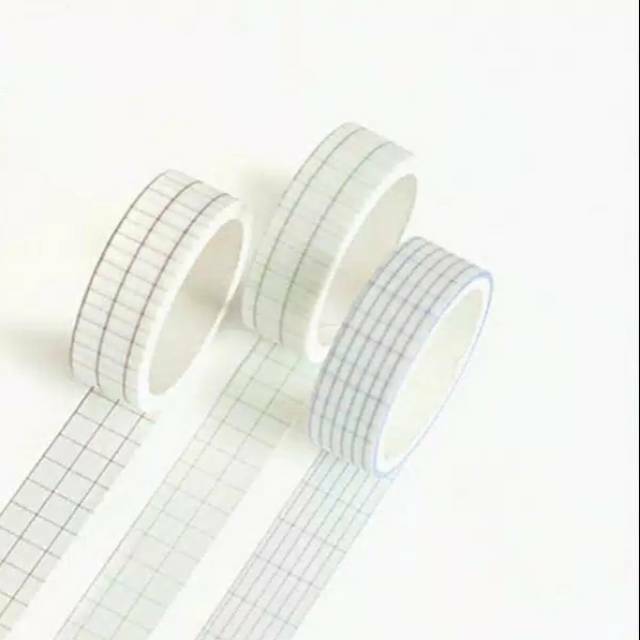 

WASHI TAPE Share 50cm LARGE GRID Basic StyleTravel Size