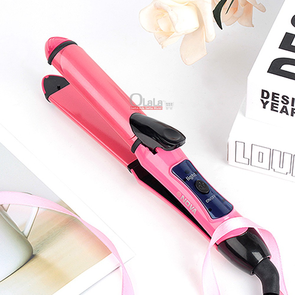 Catokan Rambut 2in1 Untuk Rambut Lurus Dan Keriting / Alat Catok Curly Straight Hair