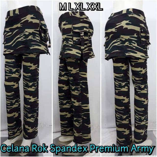 Celana senam rok army