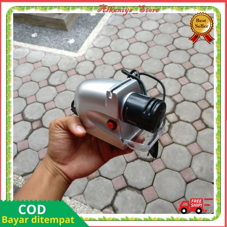 Asahan Pisau Otomatis Listrik Swift Sharp Alat Pengasah Pisau Dan Gunting Dapur Stainless Elektrik