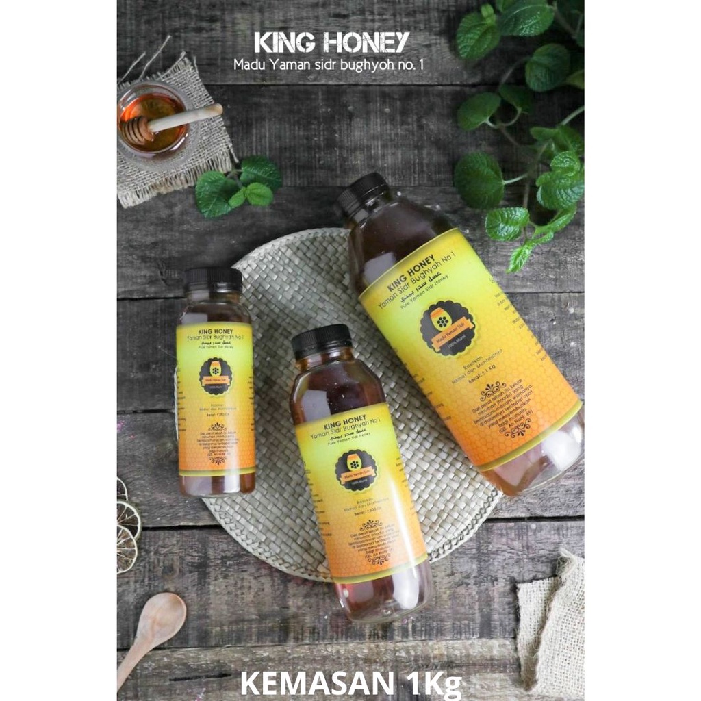 

Madu Sidr Bughiyah Yaman Grade A | 1000 gr | King Honey