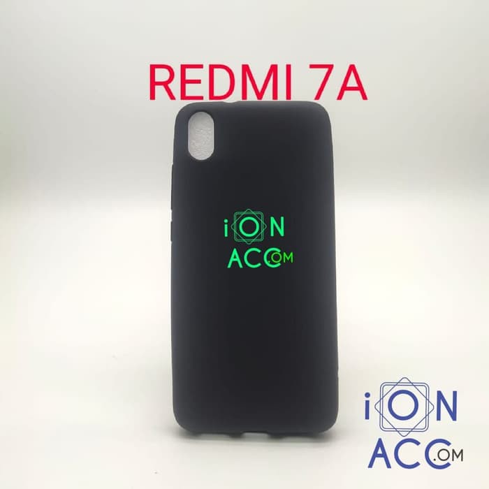 CASE SLIM MATTE REDMI 7A BLACK MATTE CASE