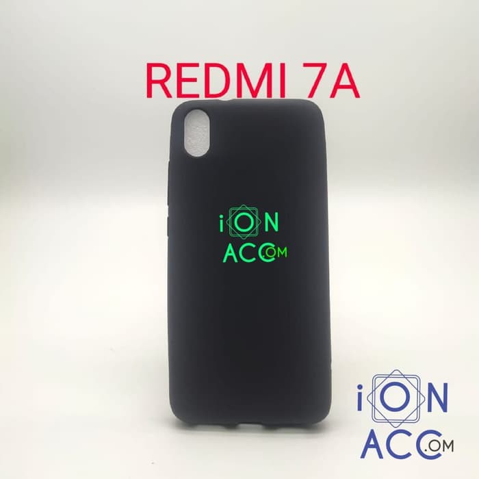 CASE SLIM MATTE REDMI 7A BLACK MATTE CASE