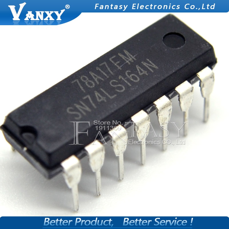 100pcs/lot Sn74Ls164N Dip14 Sn74Ls164 Dip 74ls164 Dip 74ls164n Baru Original