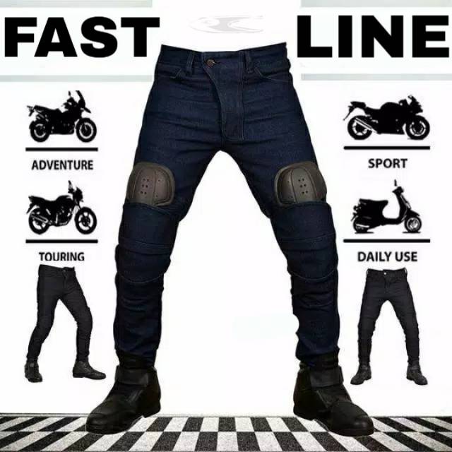 CELANA TOURING JEANS PROTECTOR CELANA MOTOR DENIM PREMIUM