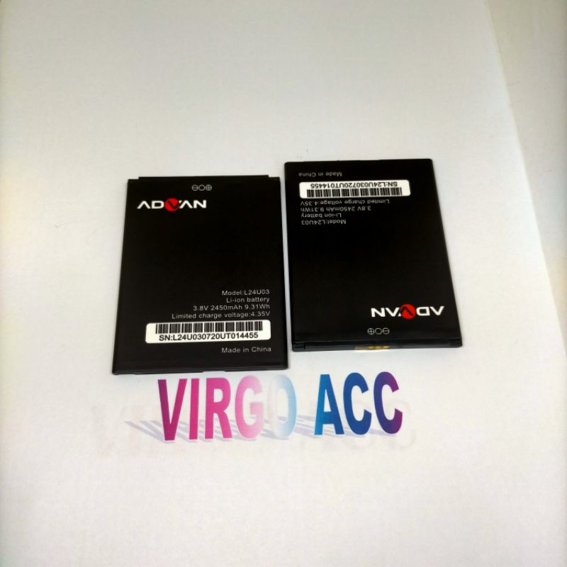 Baterai Batre Battery Advan NASA 5202 L24U03 Original Battery Hp