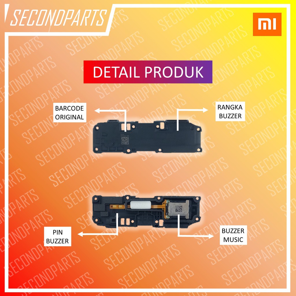 SPEAKER MUSIC BUZZER SUARA XIAOMI REDMI 7A ORIGINAL COPOTAN