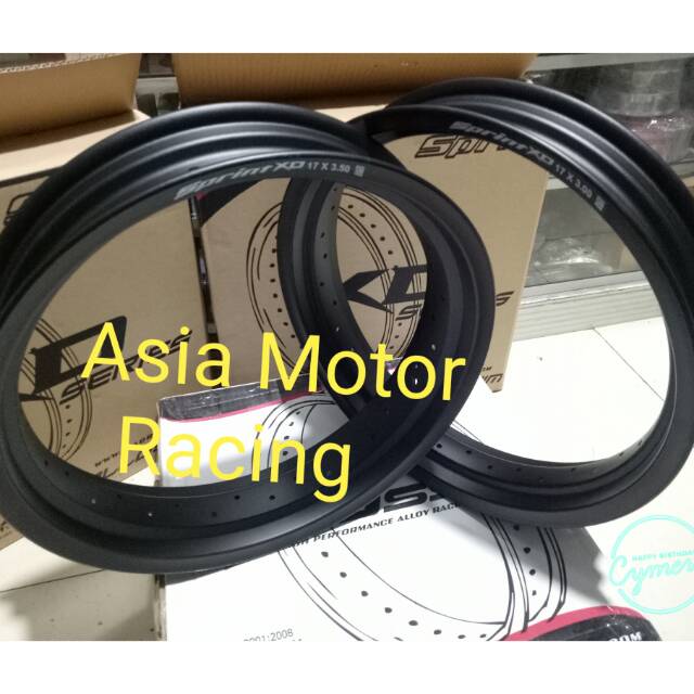 Velg Sprint Xd Rossi Tapak Lebar 250 x 300 Ring 17 Not TK TDR Comet Jinfei Dft Did Hole 36