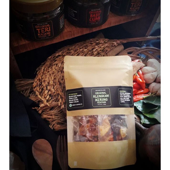 

klengkam/kering kentang kemasan pouch 100gram
