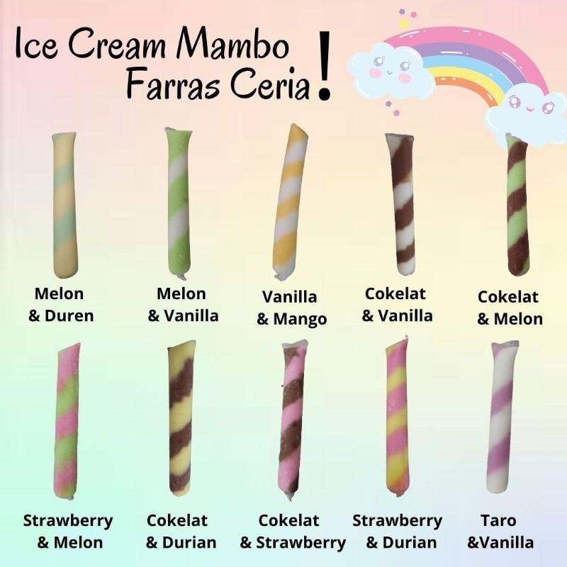 

ICE CREAM MAMBO GROSIR MURAH 1PACK ISI 50