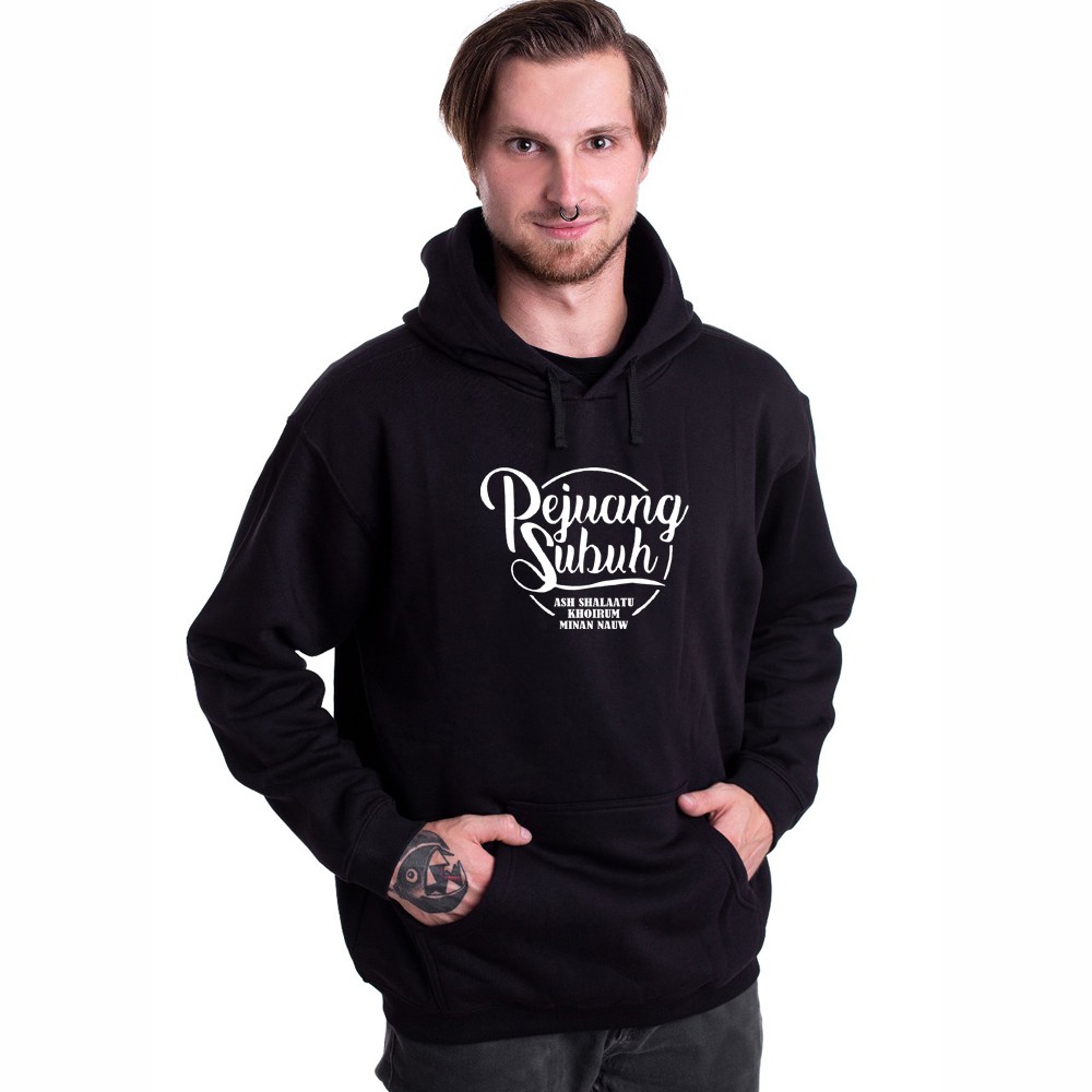 HOODIE PEJUANG SUBUH PEJUANG SOLAT 5 WAKTU SHALAT MAGRIB ISYA SUBUH TG Hoodie Pejuang Subuh