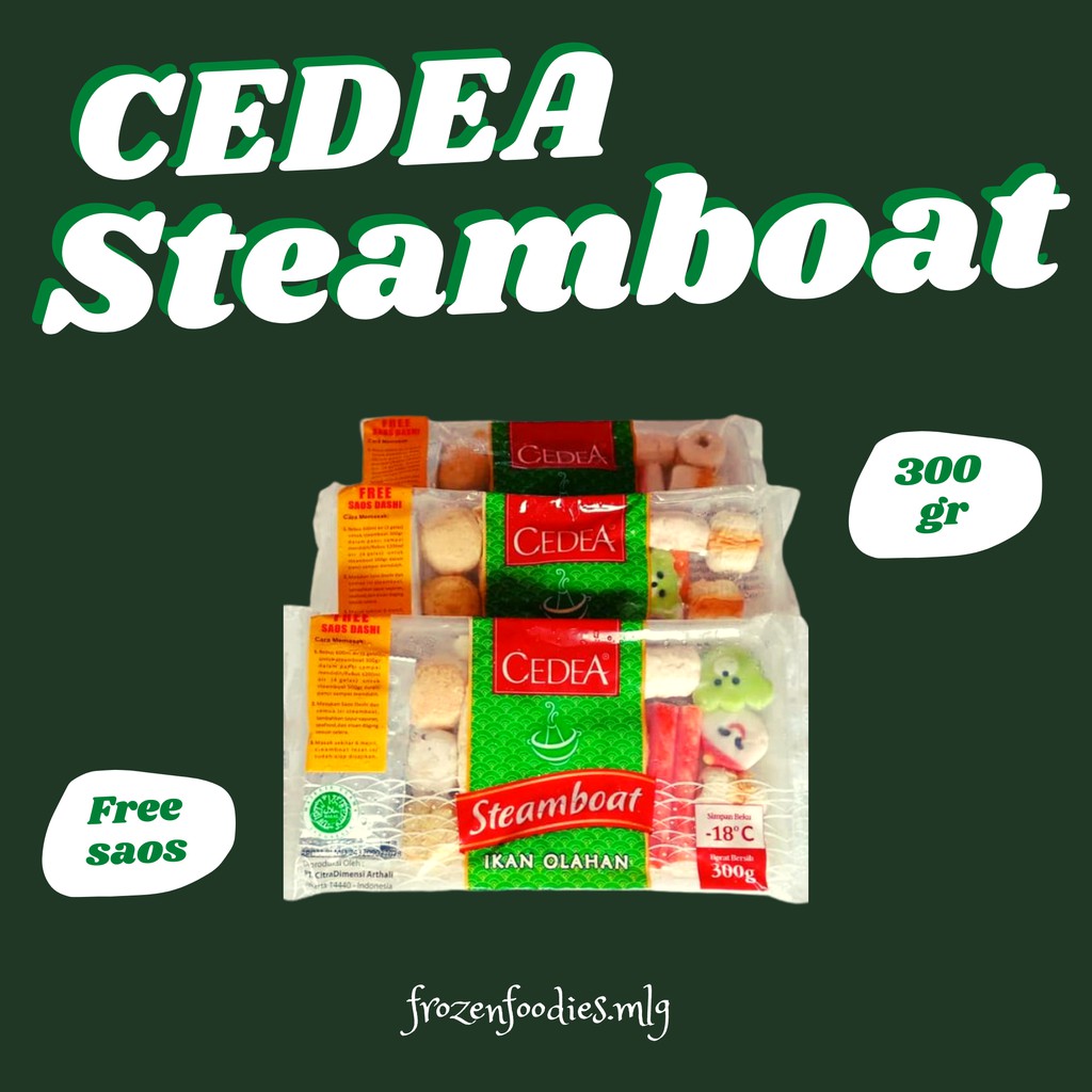 

Cedea Steamboat 300 gr + Saos Dashi (Ready Malang) - Cedea Frozen Seafood -