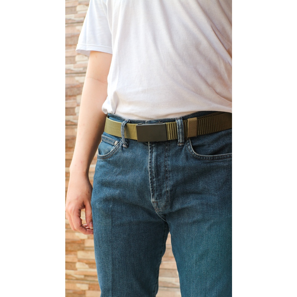 IKAT PINGGANG TACTICAL PRIA DEWASA METAL BUCKLE / SABUK PRIA - MC-SA-10