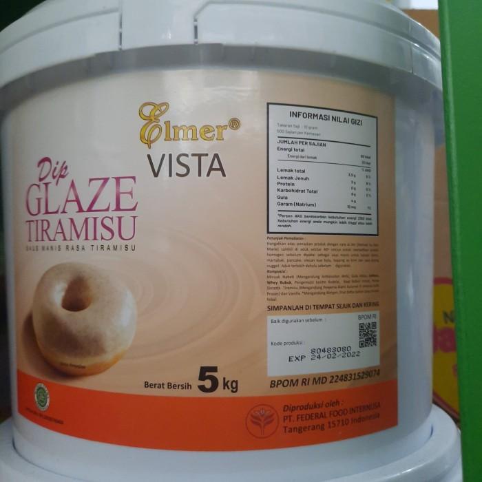 

Bahan Kue Dip Glaze Elmer Tiramisu Green Tea 5Kg