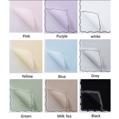 

(5Lembar) Kertas Bunga Buket Cellophane Murah Motif Florist / Wrapping Paper Hanky Motif OPP