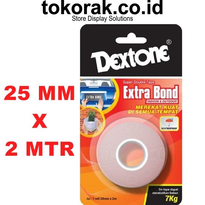 

Super Double Tape Extra Bond 25 Mm X 2 M - Lem Dextone Indoor Outdoor