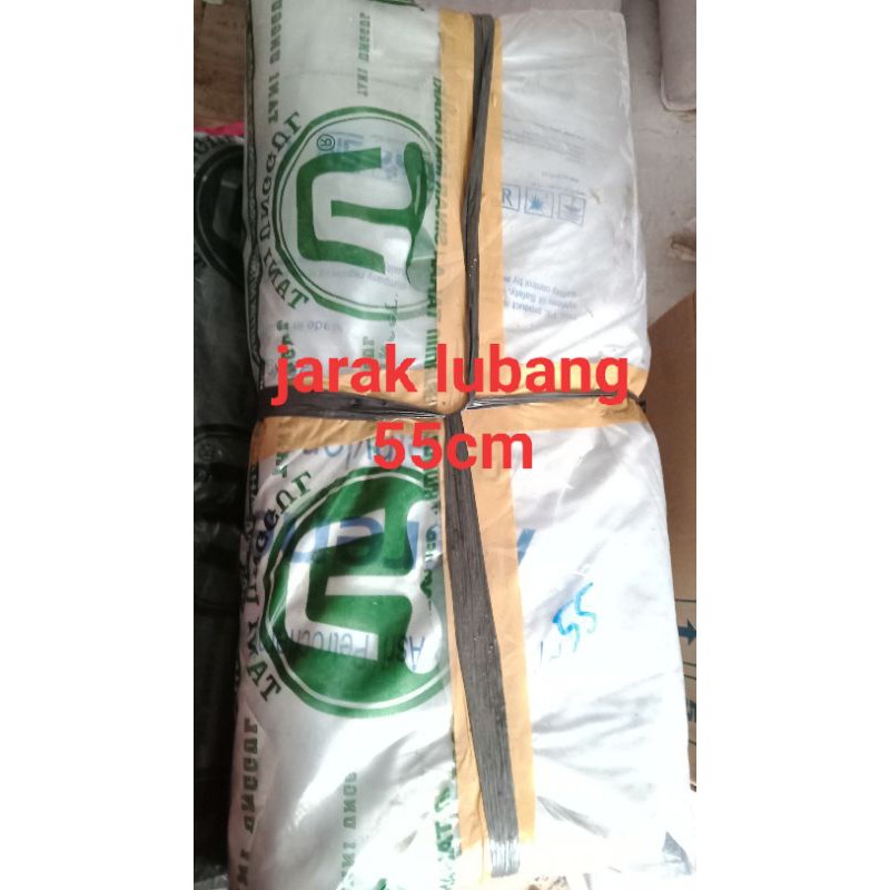 PLASTIK MULSA BELL UDAH BERLUBANG JARAK LUBANG 55 CM 18,2 KG