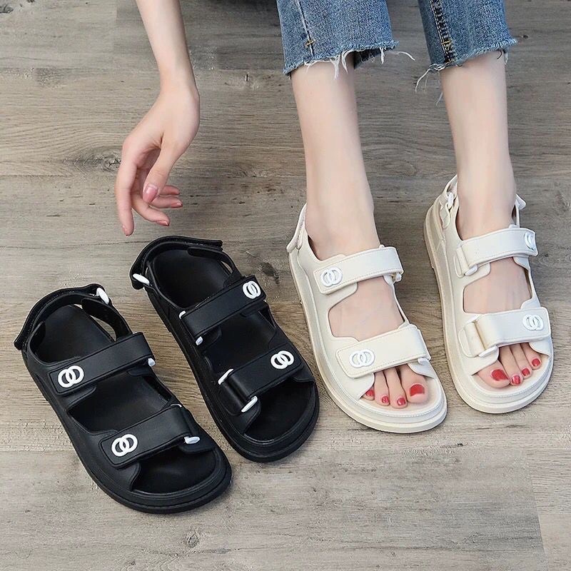 SANDAL SLOP LET GUNUNG MOTIF CINCIN DUA LCR 055-1