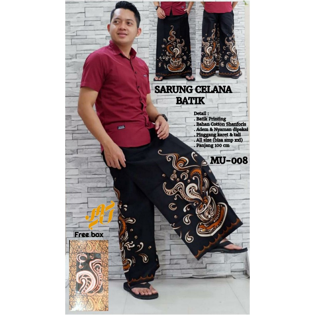 Batik Solo Sarung Celana Batik MU 008 Mukti Utomo SEMARONA WAYANG SANGGIT TUMPAL KOSONG PAGAR RUNCING IRENGAN PIJAR LASEM KOKO KANGEN KAMULYAN MONOLOVE WAYANG BATUR PARGA LINGGAR YUDHISTIRA BATIK SOLO AMANAH BATIKSOLOAMANAH PRABU BIRU GINANDRA ANGSA