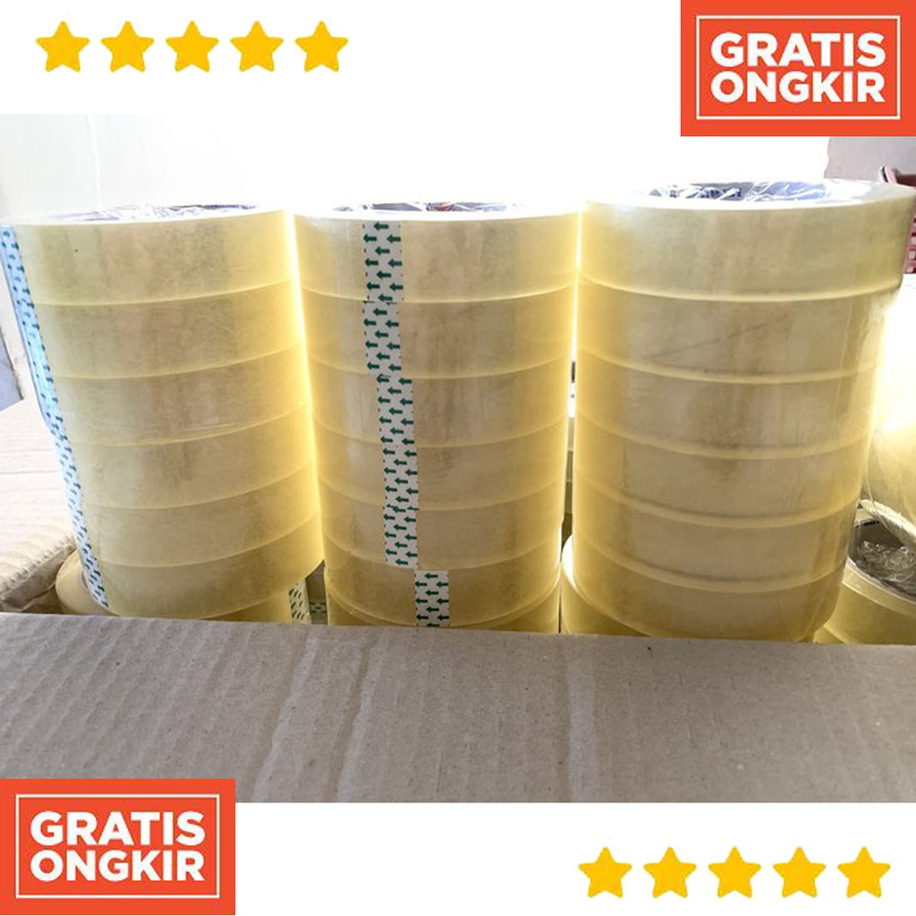 

LAKBAN BENING 1" X 70 YARD - LAKBAN BENING 24MM X 70 YARD - ISOLASI 1