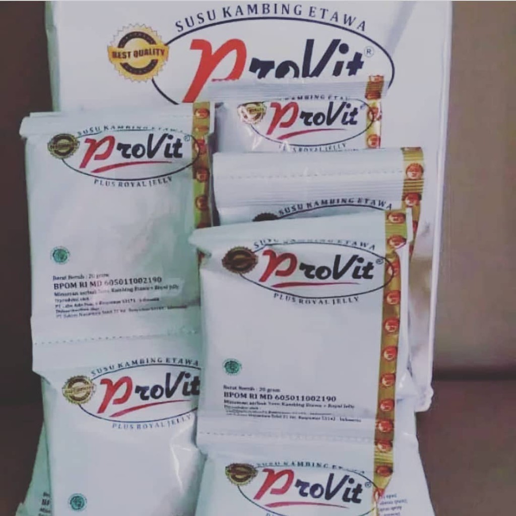 

Susu kambing etawa provit plus royal jelly 10 sachet