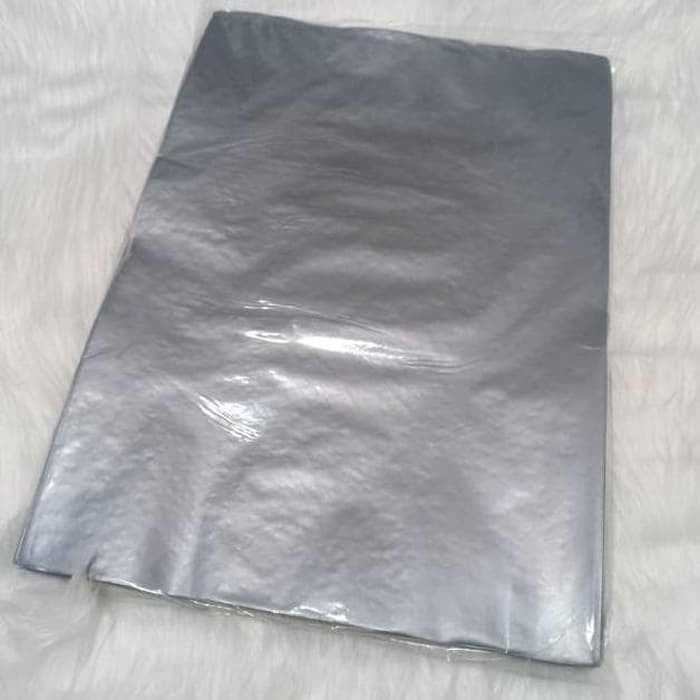Plastik Packing HD 25x35 Tebal 04 Silver Tanpa Plong Plastik Packing Online Shop