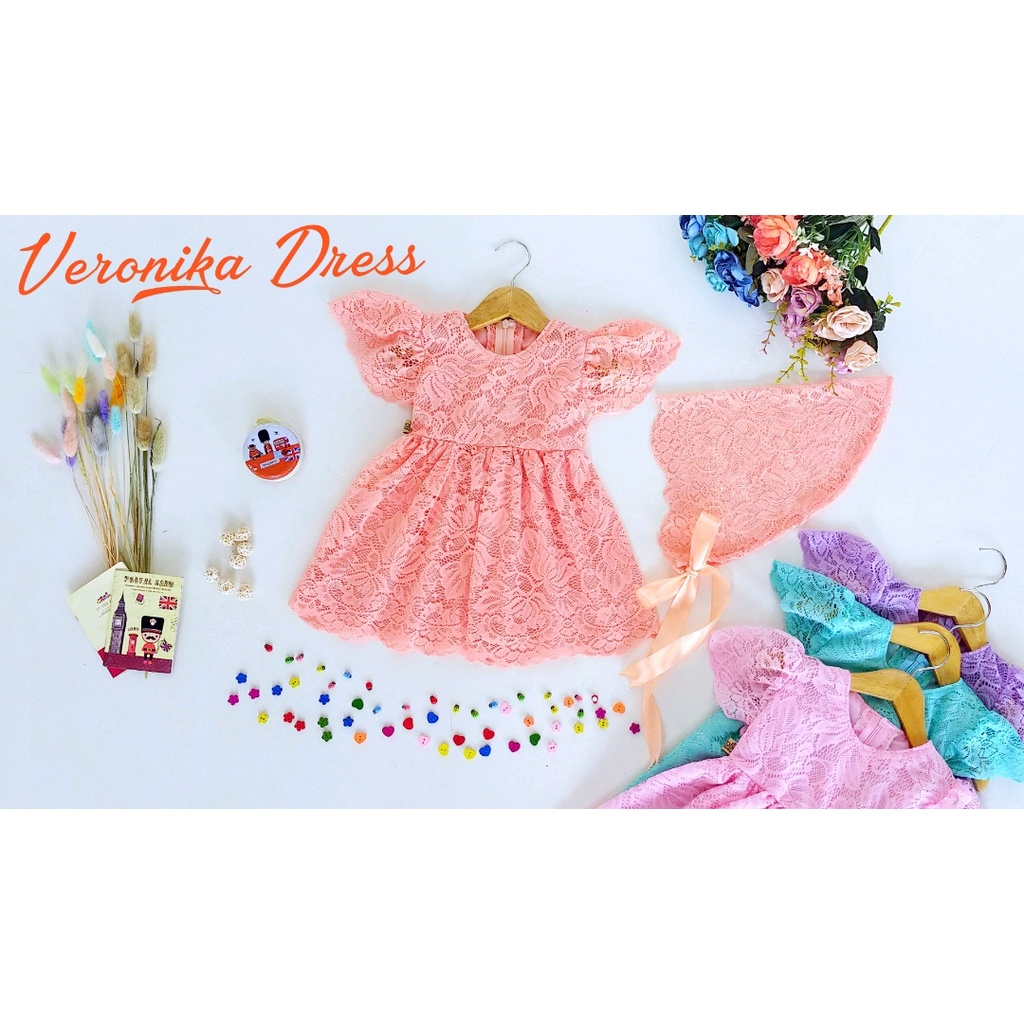 Dress Veronika Anak Unik/Gaun Anak/Dress Anak