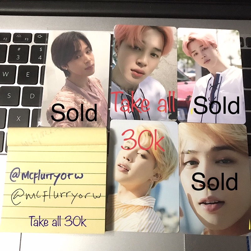 pc bts jimin selca dicon 101 budle sm yg di bawah 1