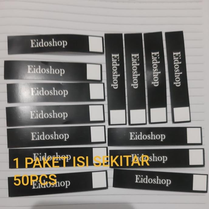 

Arrow Wrap Stiker Nama identitas dan No Arrow