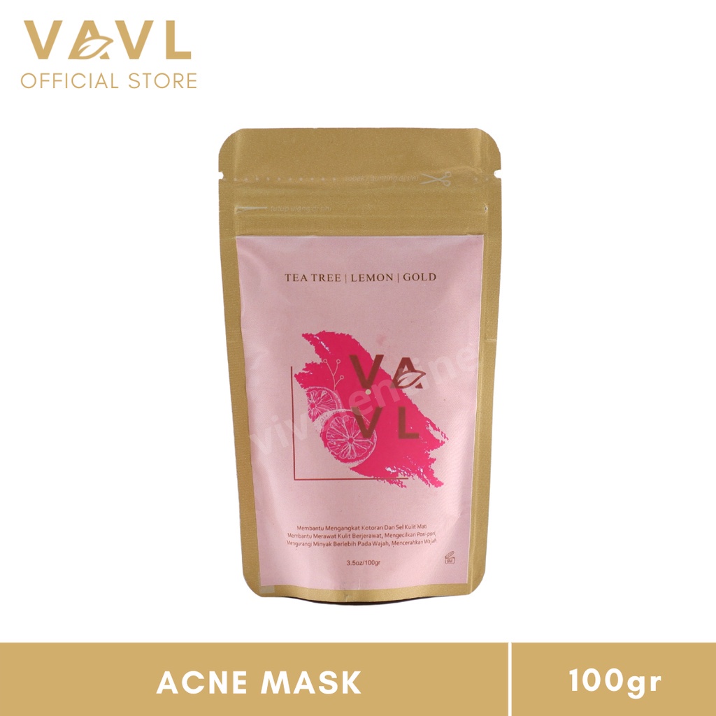 VAVL BEAUTY Masker acne by VIVALENTINE 100gr