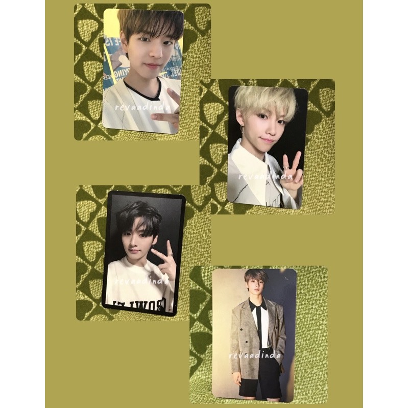 Photocard Stray Kids Yellow Wood I.N, Lee Know, Felix, Seungmin