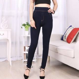  Celana  Legging  Jeans Polos Import  Variasi Benang Fashion 