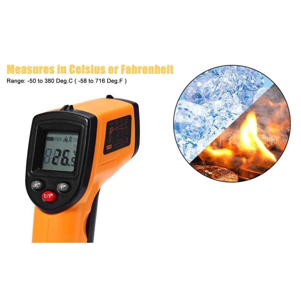 Termometer Infrared SMARTSENSOR Thermometer Laser Non Contact - AR862A+