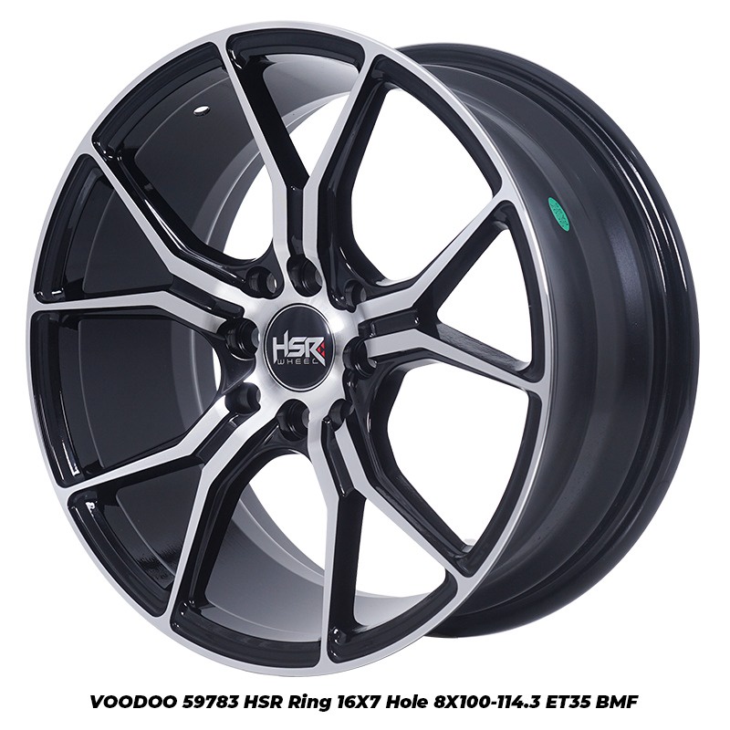 Velg Mobil HSR VOODOO 59783 Ring 16 Velg HSR Wheel Jazz Yaris Mobilio Avanza Xenia