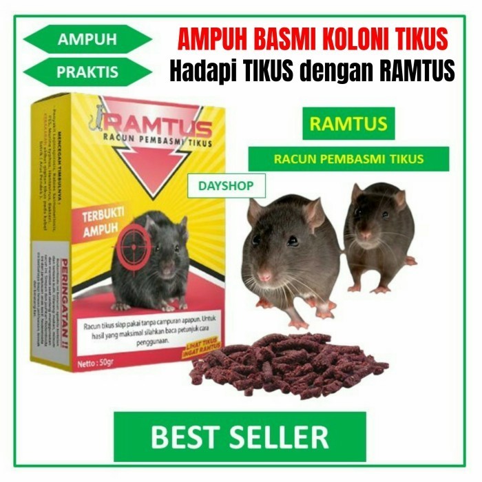 RAMTUS Racun Tikus Paling Ampuh ASLI