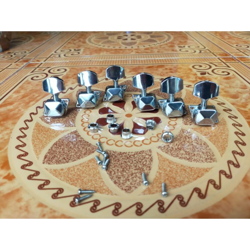 Dryer Gitar Akustik Puteran Senar Posisi R L Kanan Kiri Original