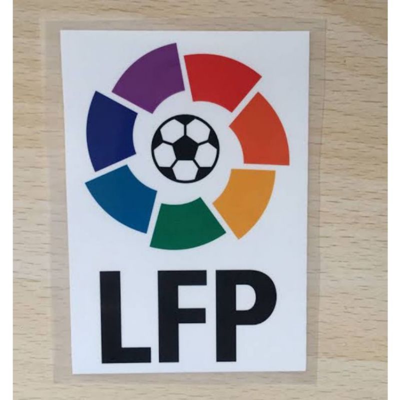 PATCH BOLA RETRO LA LIGA LFP KOTAK LIGA SPANYOL