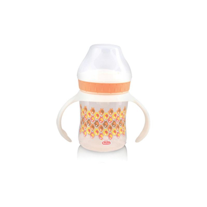 Lusty Bunny Botol Susu Wide Neck Dengan Pegangan 125ml Lusty Bunny Bottle Wide Neck With Handle