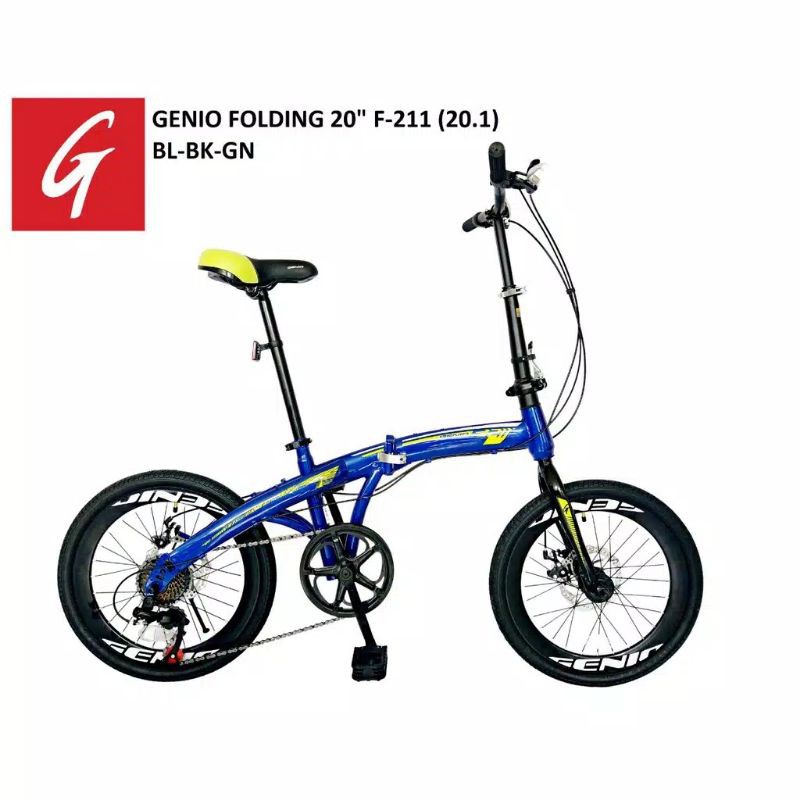 Sepeda Lipat Genio F211 bike 7speed