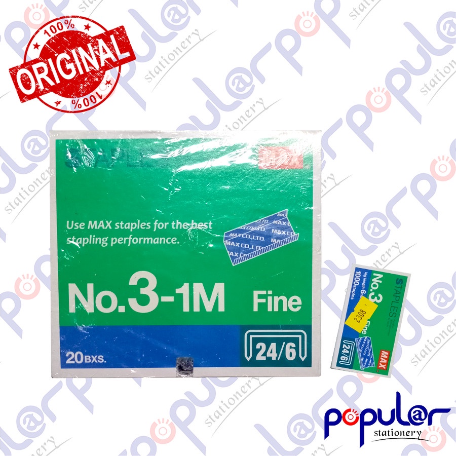 

Isi Staples Max No. 3
