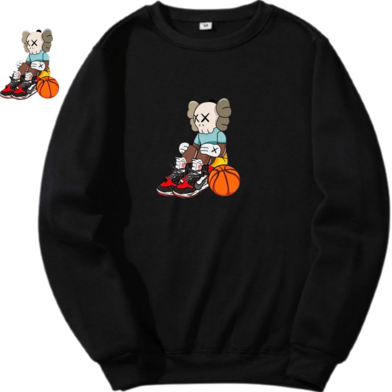 ((BAYAR DITEMPAT)) JUMBO M-XXXL ORIGINAL OWL BASKET BALL SWEATER PRIA CREWNECK /jaket distro/sweater pria