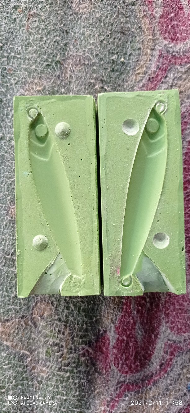 Cetakan Metal Jig Jigpara 60 Gram