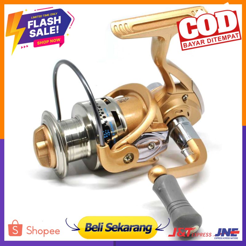 Fanshun Gulungan Pancing FB5000 Fishing Spinning Reel 10 Ball Bearing