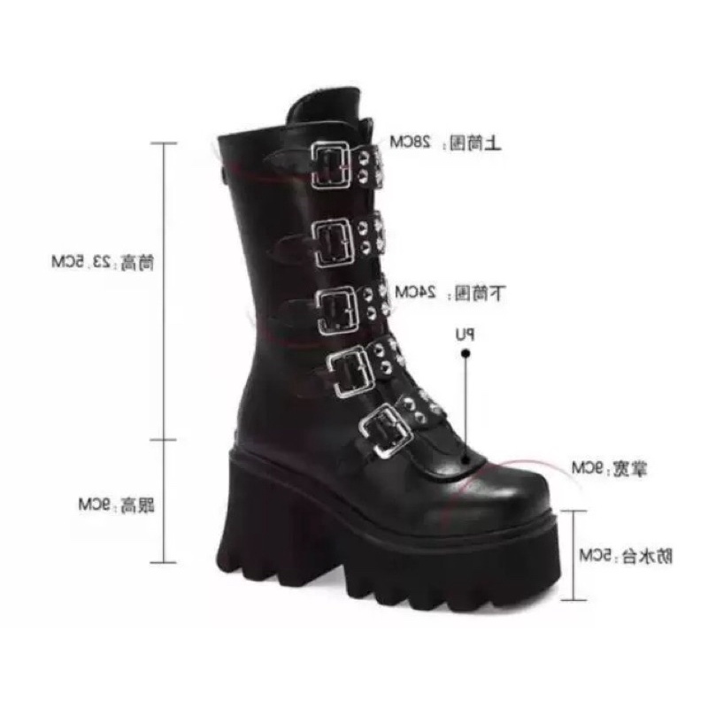 SEPATU BOOTS SEBETIS IMPORT PRIA WANITA KOREA BTS BRITISH INGGRIS MARTIN BIG SIZE 41 42 43 JY12